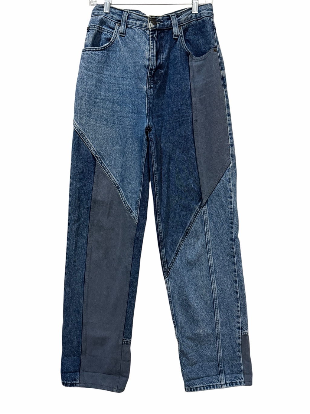 Bdg 28 Modern Boyfriend Patchwork Revolve Retro Denim Jeans B9